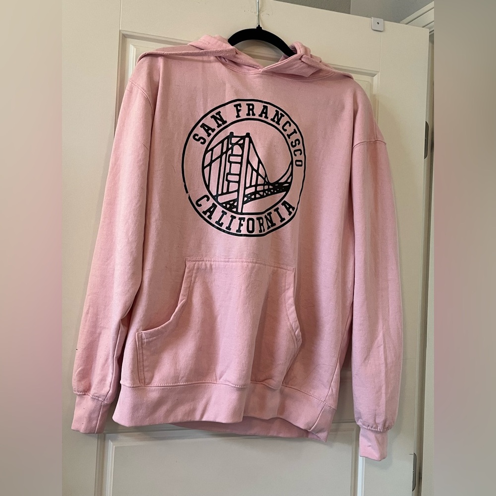 San Francisco California Pink Hoodie
